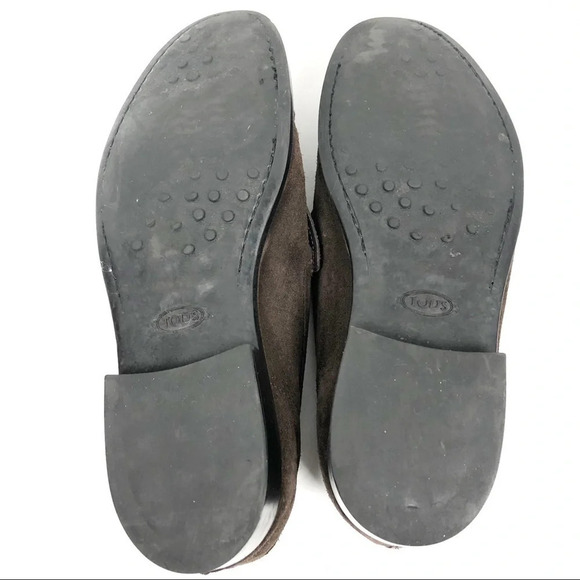 Tod’s | Men’s Brown Suede Penny Loafers main image 6
